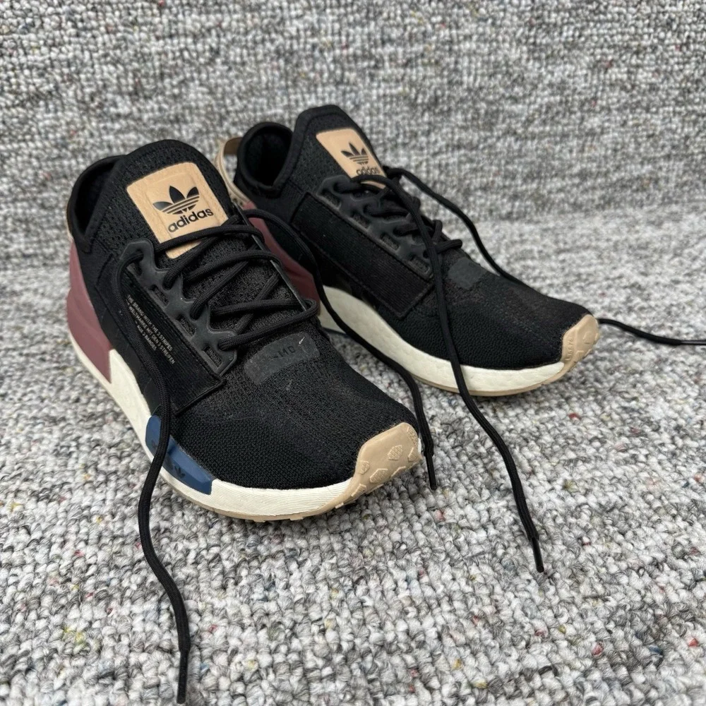 Adidas NMD_R1 V2 Shoes Mens 7 Boost Casual Sneaker GZ2573 Black Tan